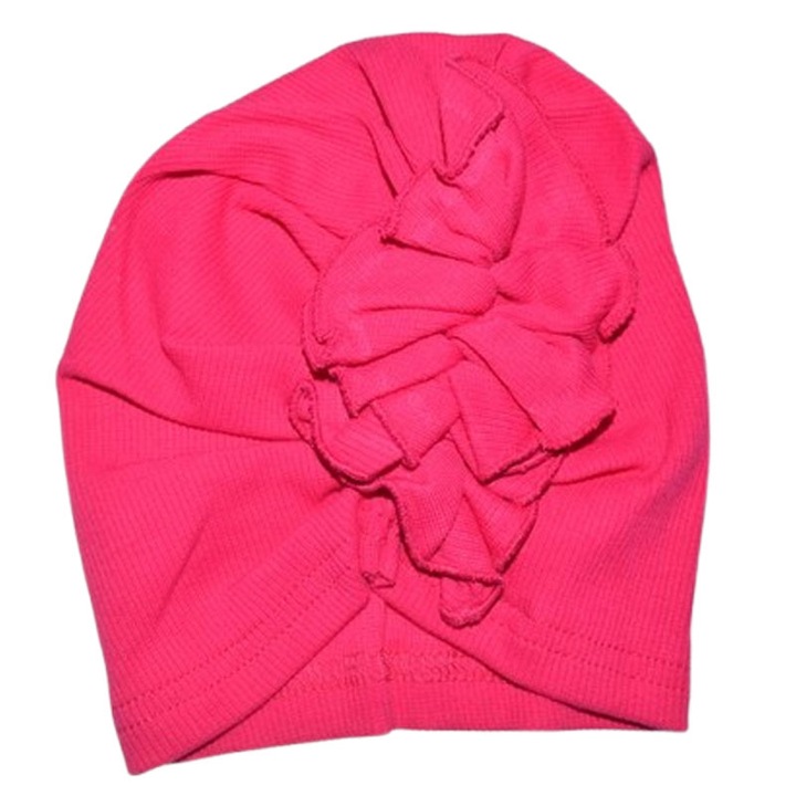 Turban din bumbac, pentru fete, Mini Junior, CA1203F1, Fucsia 127464