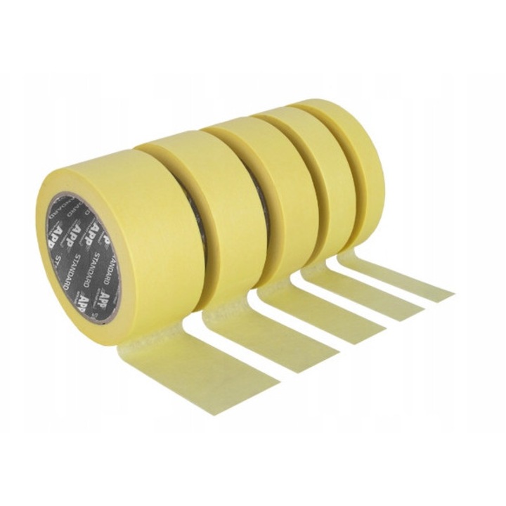 Tasma maskujaca APP Standard 60, 48mm, galbena, rezistenta la 60C