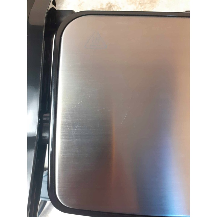 Grill electric Cecotec Rock'nGrill 1500 W, ceramica, neaderent, 33x26x12cm, set complet