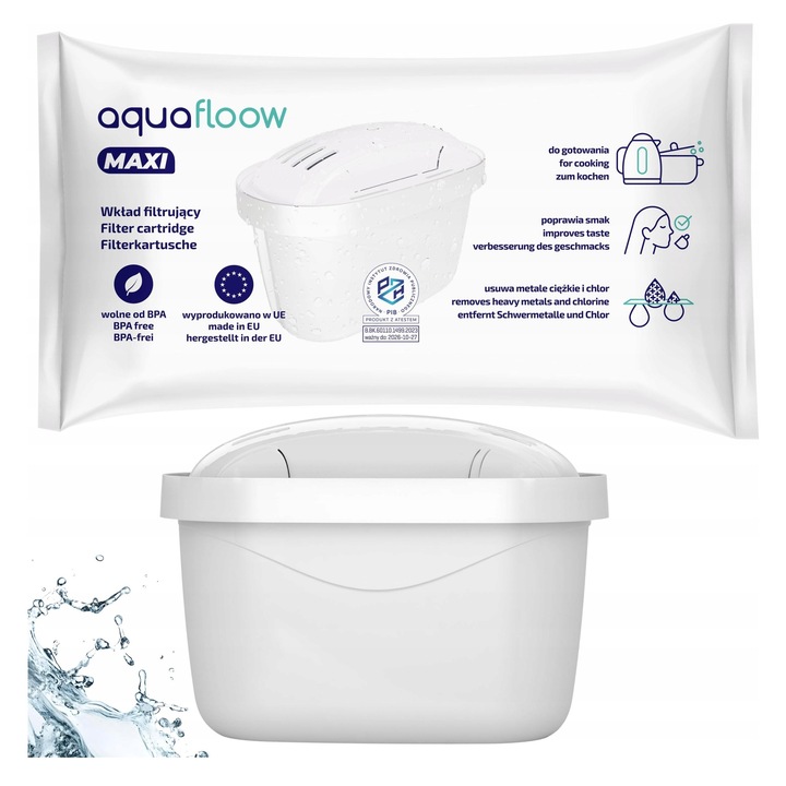 Filtru apa AquaFloow Maxi pentru cani filtrante, 150-200l, 1 luna, multicolor