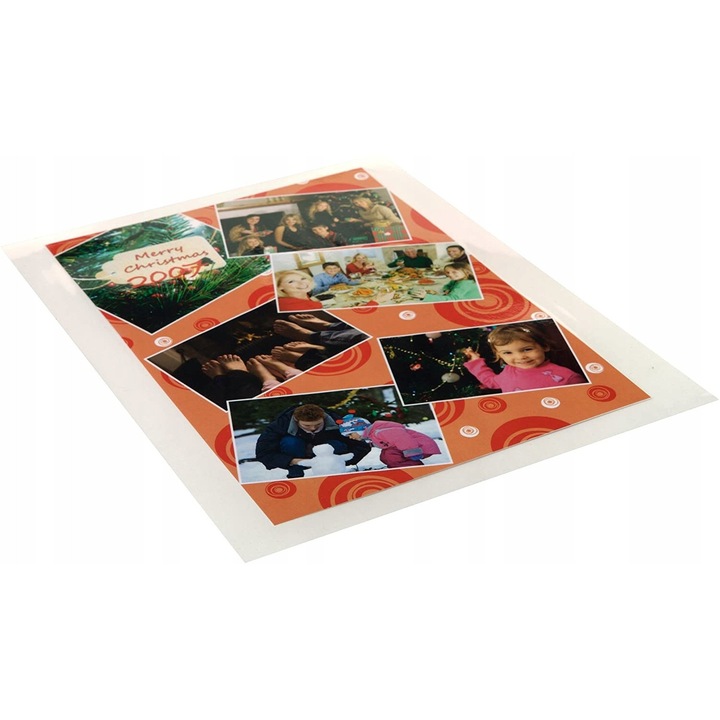 A3 lamináló fólia, 60mic, 50 darabos készlet, antisztatikus, lekerekített sarkok