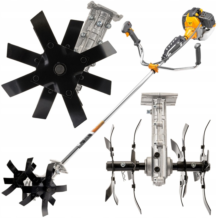 Adaptor pentru cositoare, 28 cm, 9 freze, 24 cm adancime