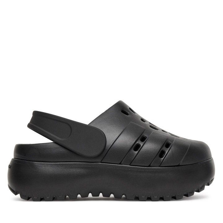 Sandale dama, Adidas, slip-on, platforma, negru, plastic, 39 EU