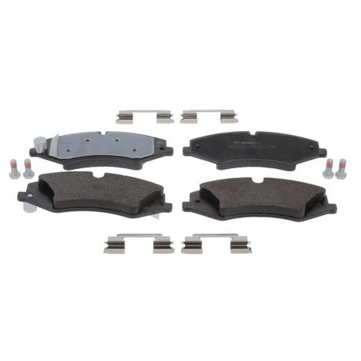 Комплект спирачни накладки Ferodo, 21 мм дебелина, 192 мм дължина, 72 мм височина, 4 захващания, за Land Rover Discovery IV/V, Range Rover IV, Range Rover Sport