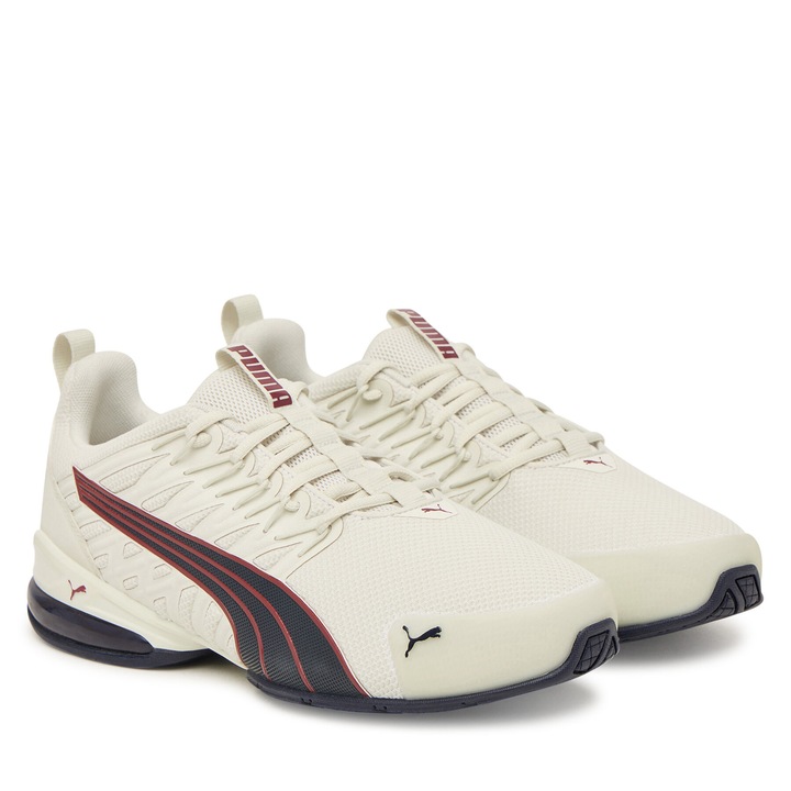 Pantofi sport barbati, Puma, gri, material textil, 46 EU