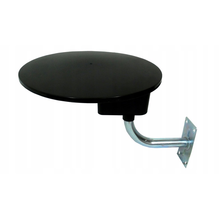 Antena DVB-T GALA HN300, 360° cu filtr LTE, 30cm, neagra, set complet