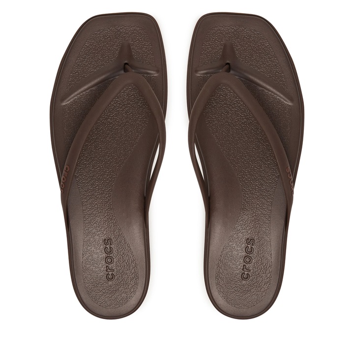 Slapi dama, Crocs, plastic, maro, 39-40 EU