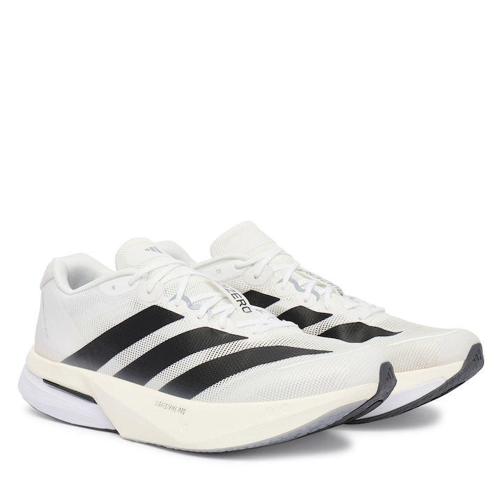 Pantofi sport barbati, Adidas, material textil, alb, tehnologie Lightstrike