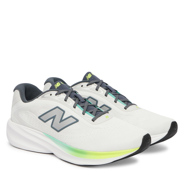 Мъжки спортни обувки, New Balance, за бягане, текстил, сиви