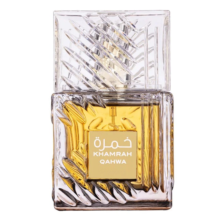 Apa de Parfum Unisex Lataffa Khamrah Qahwa, 100ml, Aroma Cafea