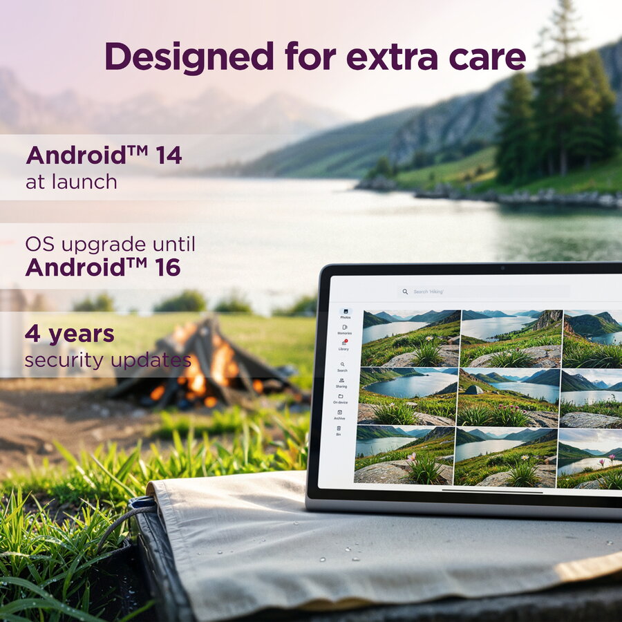 Tableta Lenovo Tab Plus, 11.5 inch, 128 GB, 8 GB RAM, Wi-Fi, Android 14, Gri