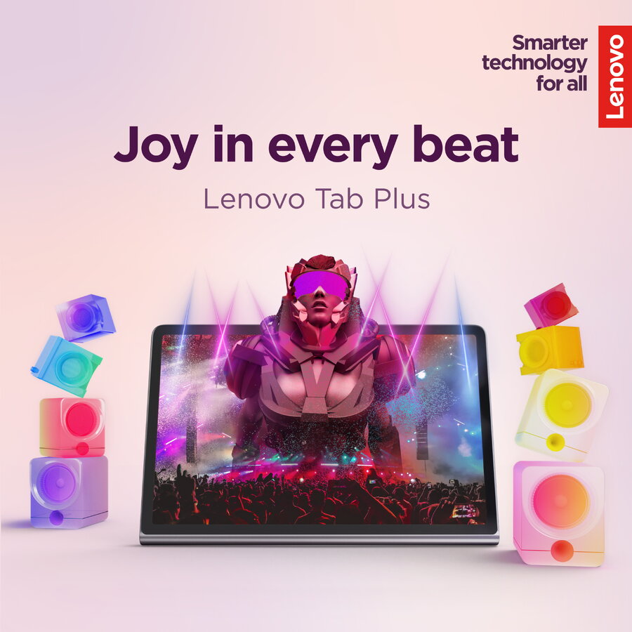 Tableta Lenovo Tab Plus, 11.5 inch, 128 GB, 8 GB RAM, Wi-Fi, Android 14, Gri