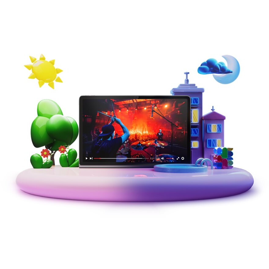 Tableta Lenovo Tab Plus, 11.5 inch, 128 GB, 8 GB RAM, Wi-Fi, Android 14, Gri