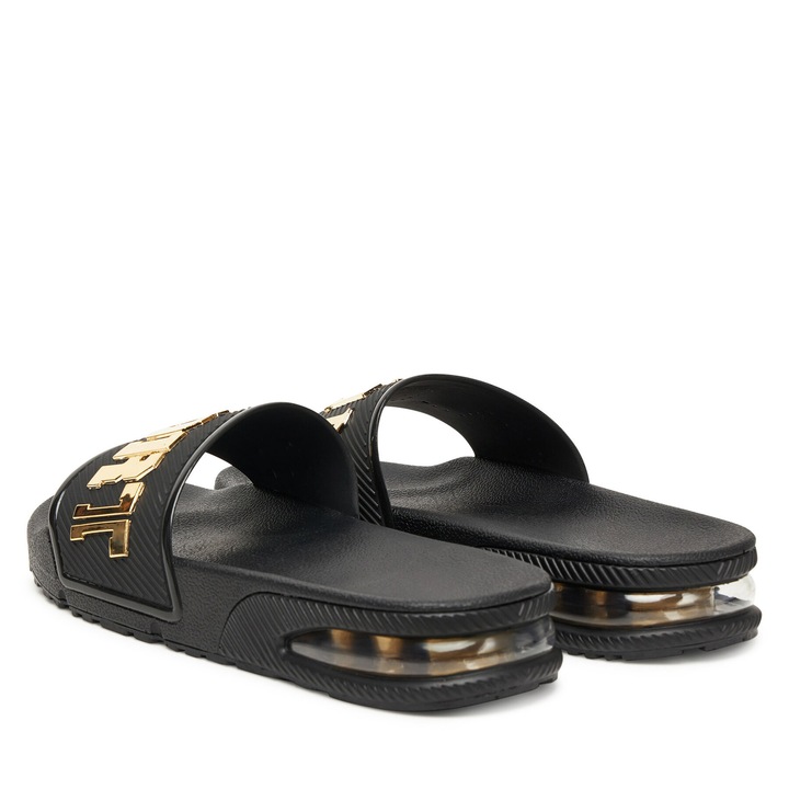 Slapi barbati, Plein Sport, din plastic, negru