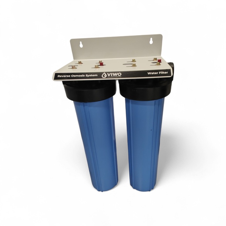 Корпус воден филтър BB20 DUO 1" VIWO колба студена вода
