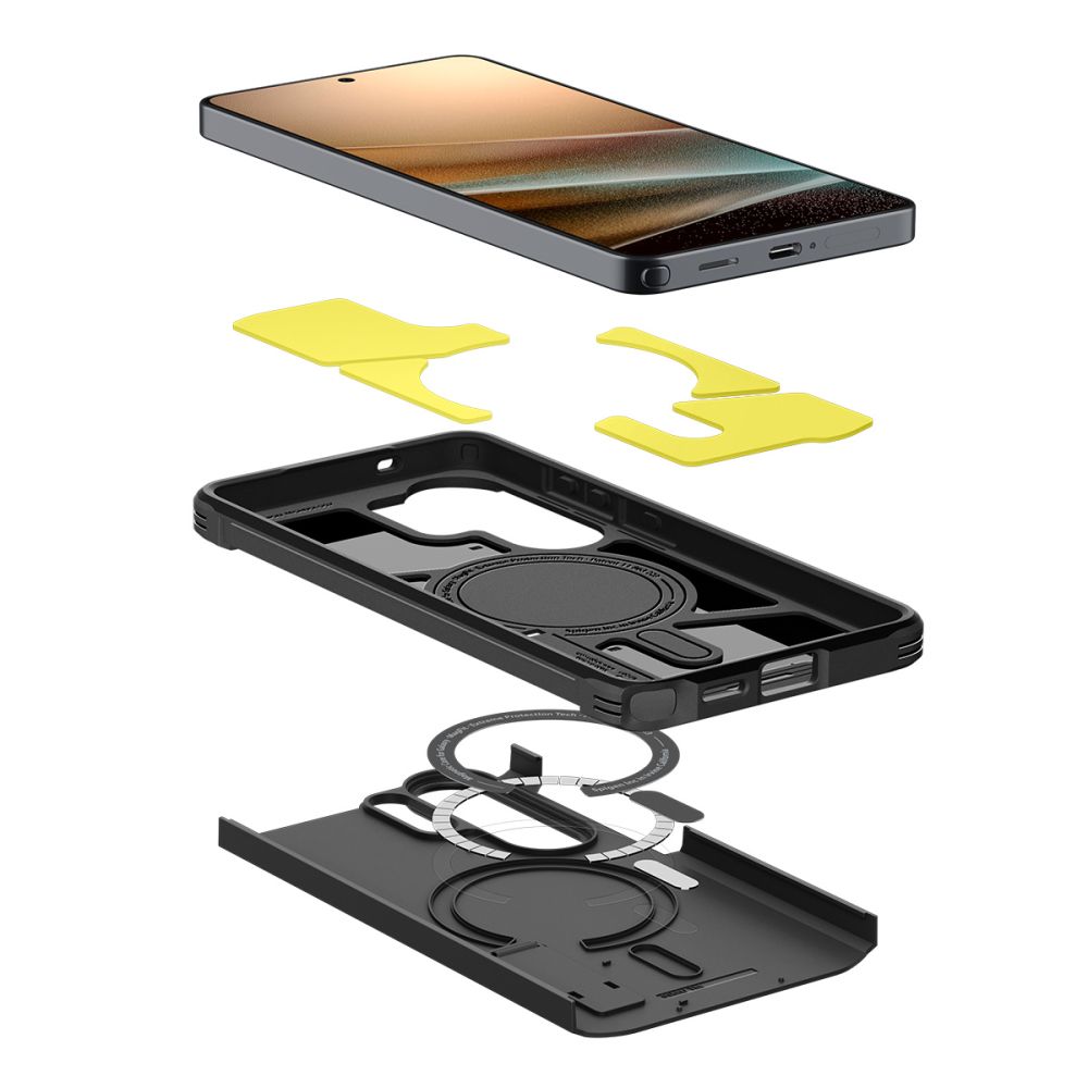Carcasa Spigen Tough Armor Mag cu MagSafe compatibila cu Samsung Galaxy S26 Ultra, Negru