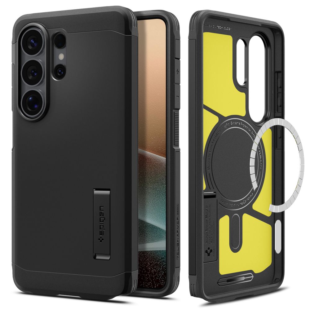 Carcasa Spigen Tough Armor Mag cu MagSafe compatibila cu Samsung Galaxy S26 Ultra, Negru