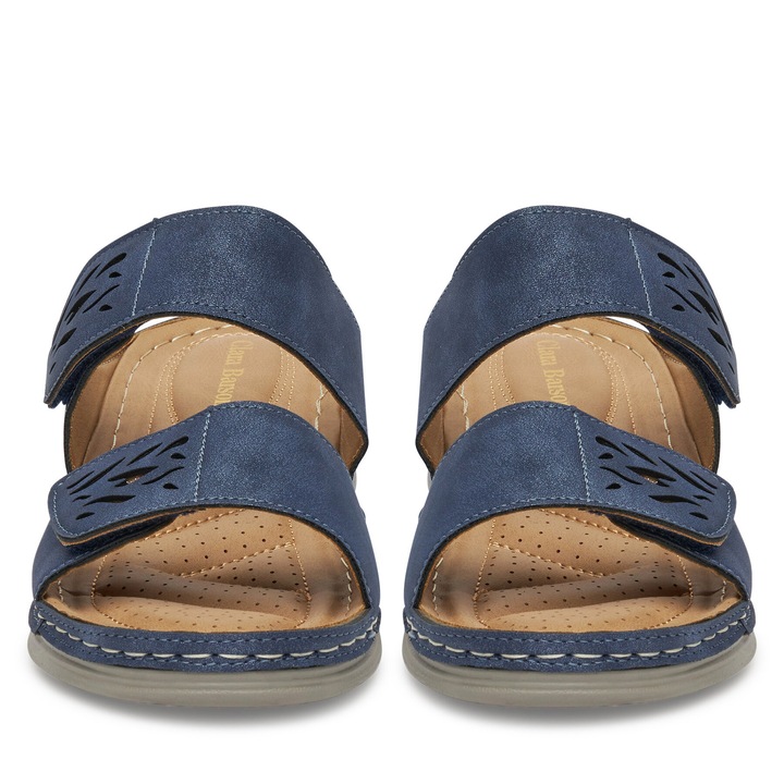 Papuci dama, Clara Barson, material textil, albastru, 40 EU