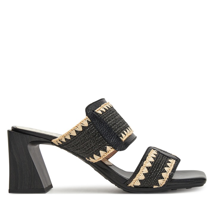 Slapi dama, Hispanitas, sintetic, negru, 40 EU, 40 EU