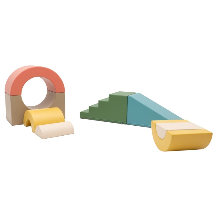 Set de joaca Tunnel Gym - light pastel