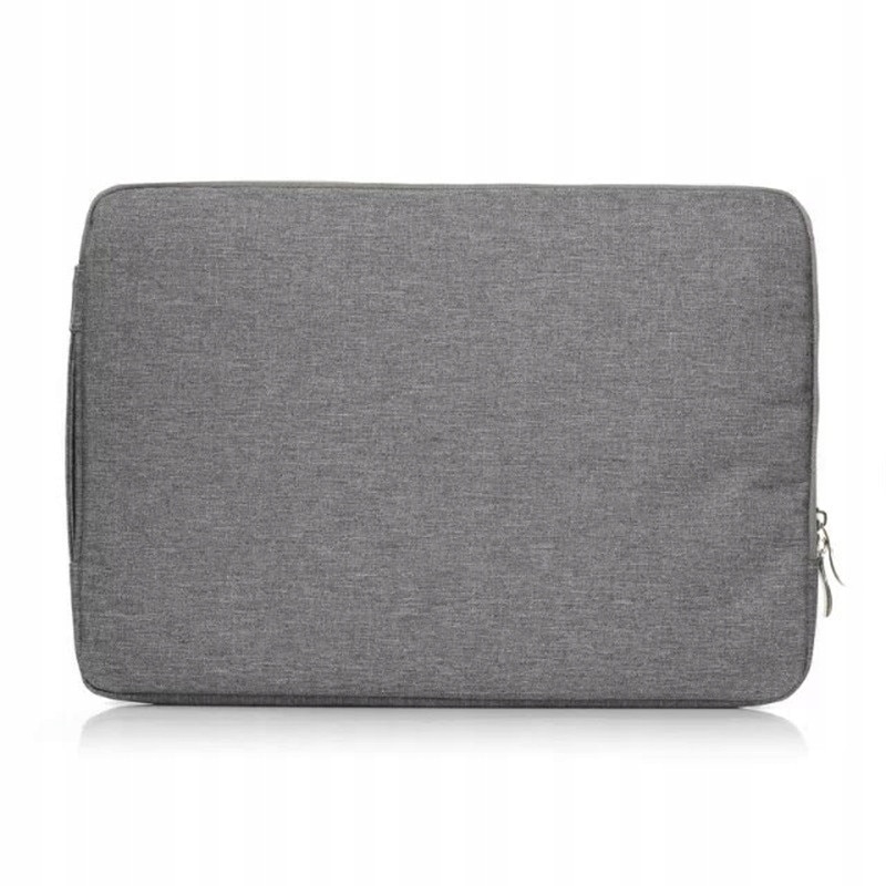 Husa denim protectie premium pentru laptop, gri, 13.6 inch
