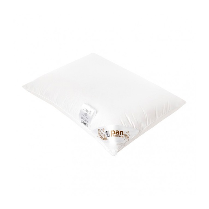 Perna moale Sublime Pan Materac 50x70 cm, puf de gasca 100% polonez + husa bumbac egiptean