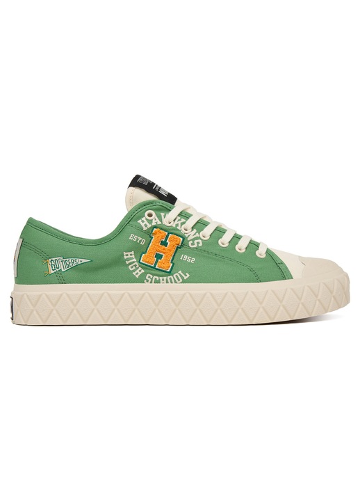 Tenisi barbati Palladium textil, Verde, 41