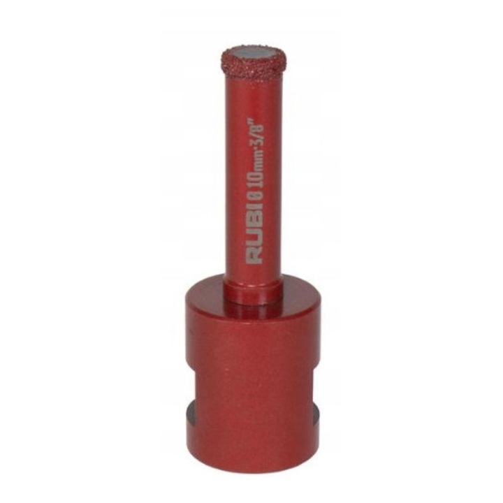 Bucata seturi si accesorii pentru gaurit, wiertlo diamentowe Rubi Drygres Premium O10mm, 12000-14000 rpm, pentru placi ceramice, piatra naturala, granit