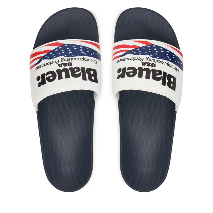 Slapi barbati, Blauer, alb, multicolor, sintetic