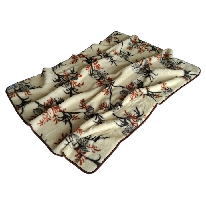 Patura Lana Merinos Australian 200x200cm - Culoare Vasc