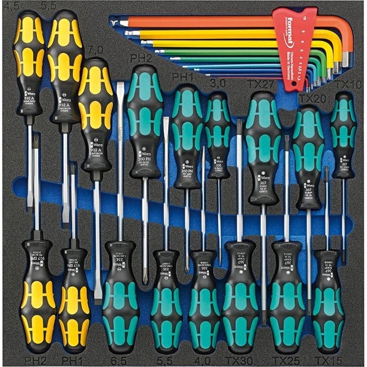 Set modul instrument 2/3, 18 piese, 348x344mm, 2 culori