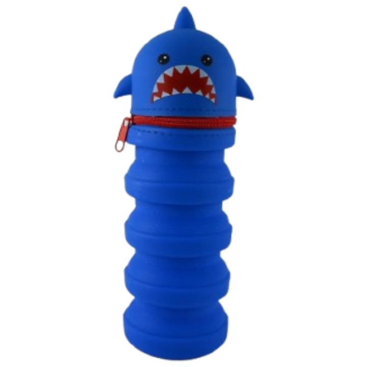 Penar extensibil din silicon - Rechin, Silicon, Albastru, Neechipat