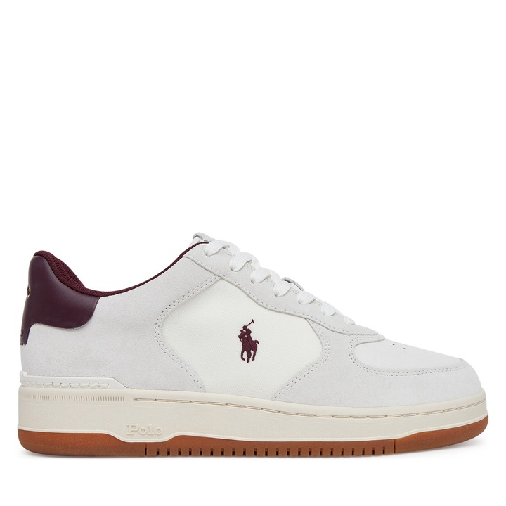 Polo Ralph Lauren tornacipő, valódi bőr, fehér