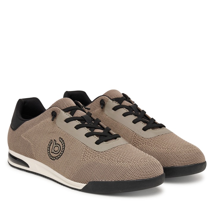 Férfi tornacipő, Bugatti, műbőr, bézs