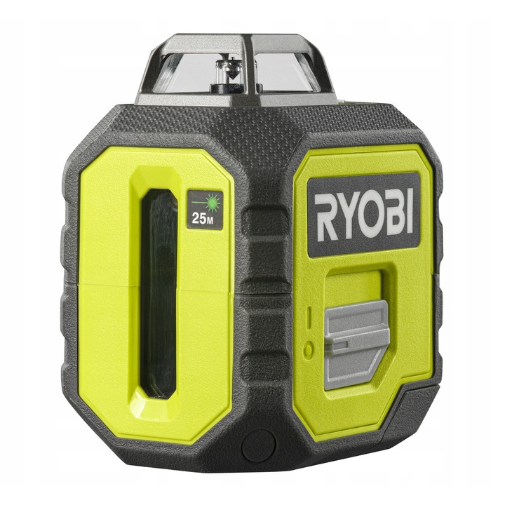Laser liniar verde 360, 25m, 2s, set cu 4 baterii AA, Ryobi RB360GLL