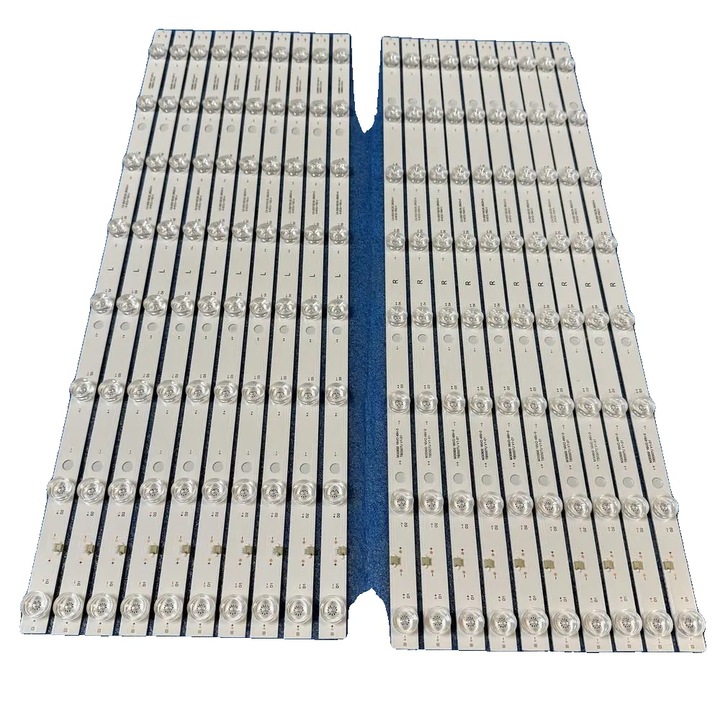 Benzile LED de iluminare, set 20 buc, lungime 542mm, 3V, dimabile, multicolor