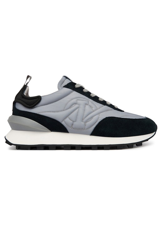 Pantofi sport barbati Iceberg, negru, tesatura, Negru/Gri