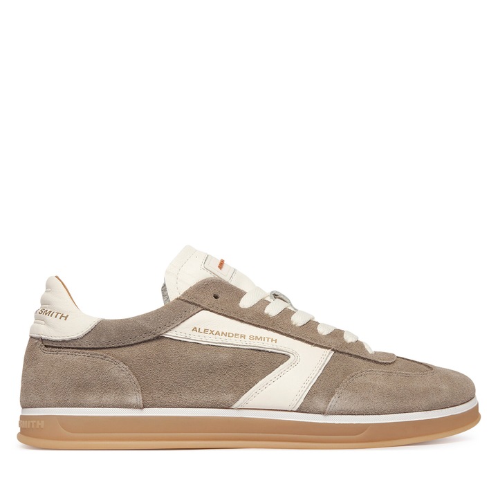 Férfi tornacipő, Alexander Smith, természetes bőr, bézs