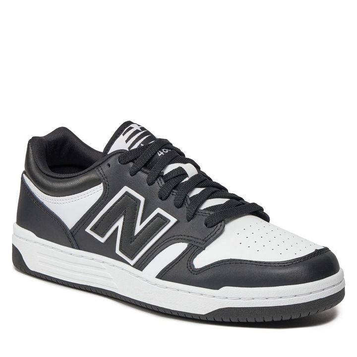Tenisi unisex, New Balance, piele naturala, alb