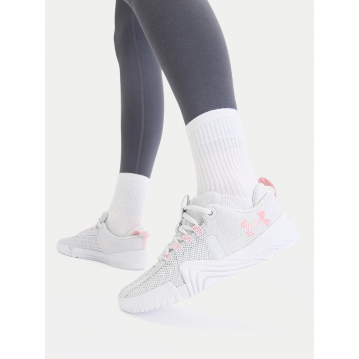 Pantofi sport dama, Under Armour, antrenament, gri, material textil, 41 EU