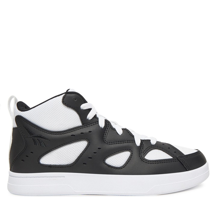 Unisex tornacipő, Reebok, szintetikus, fekete/fehér, 40.5 EU