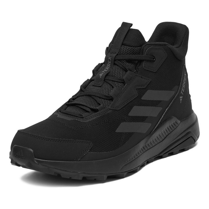 Ghete trekking barbati, Adidas, textil, negru