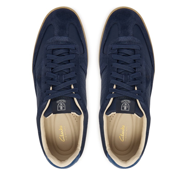 Férfi tornacipő, Clarks, természetes bőr, kék