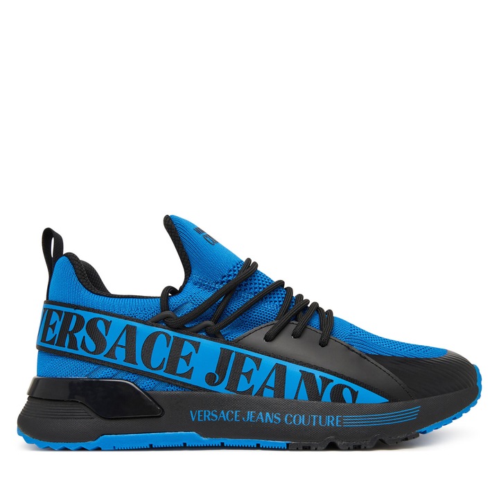 Férfi tornacipő, Versace Jeans Couture, textil, kék, elegáns és modern