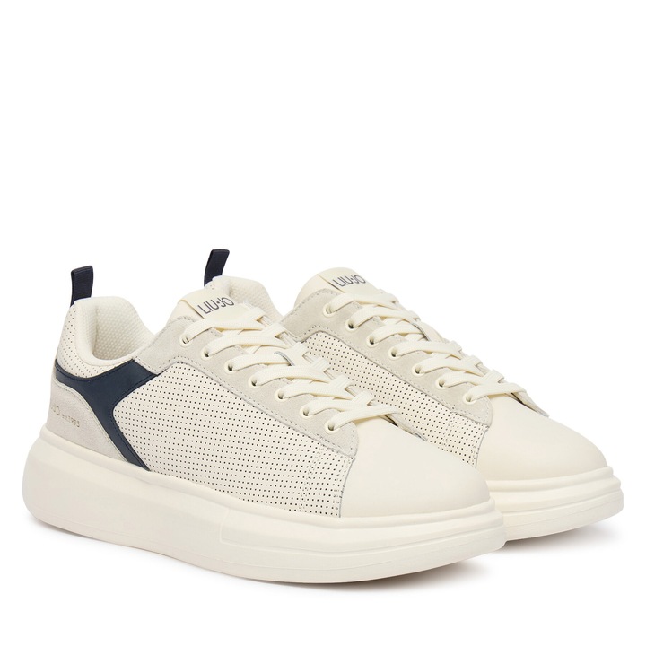 Férfi tornacipő, Liu Jo, természetes bőrből, bézs