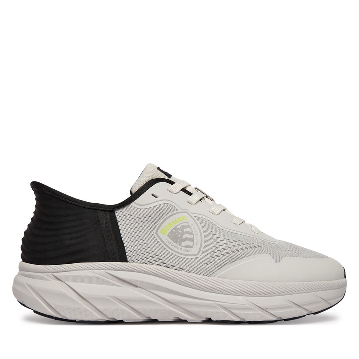 Férfi tornacipő, Blauer, szürke, textil anyag