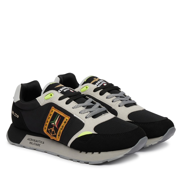 Férfi tornacipő, Aeronautica Militare, vászon, többszínű