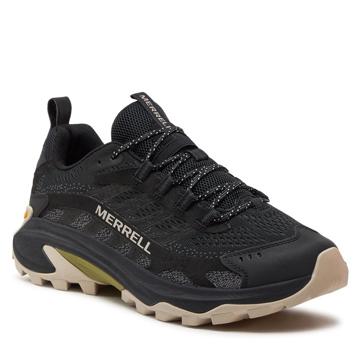 Férfi tornacipő, Merrell, textil, fekete