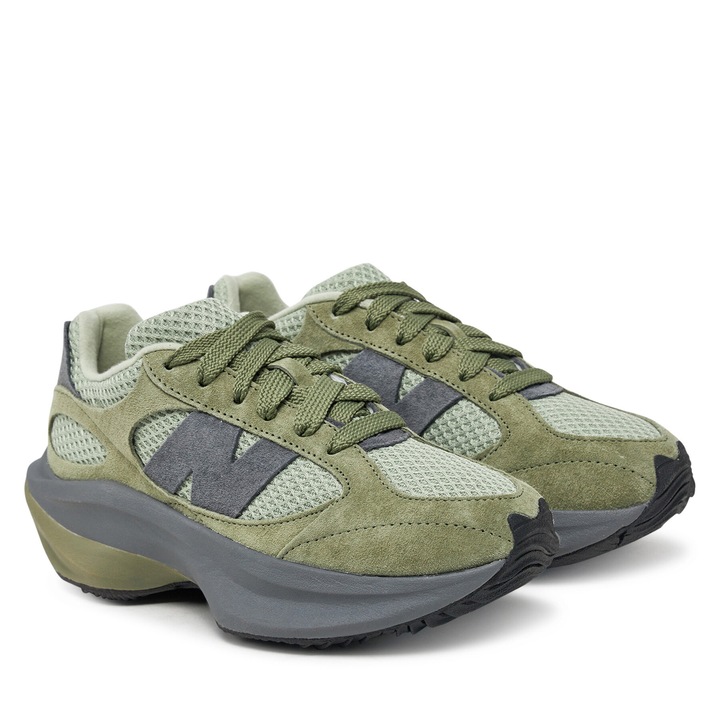 Tenisi dama, New Balance, piele naturala, kaki, confortabili, Verde, 40