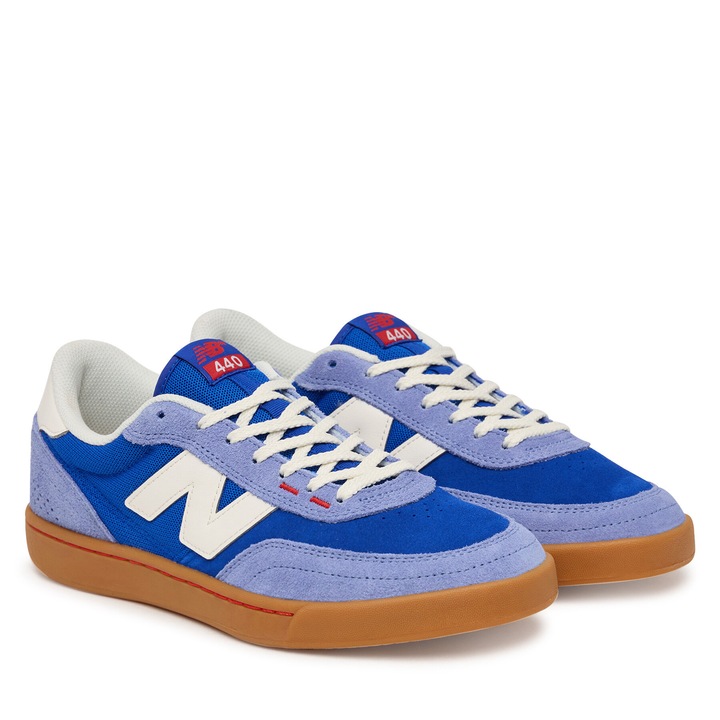 Férfi tornacipő, New Balance, UN440RTB, természetes bőr, kék